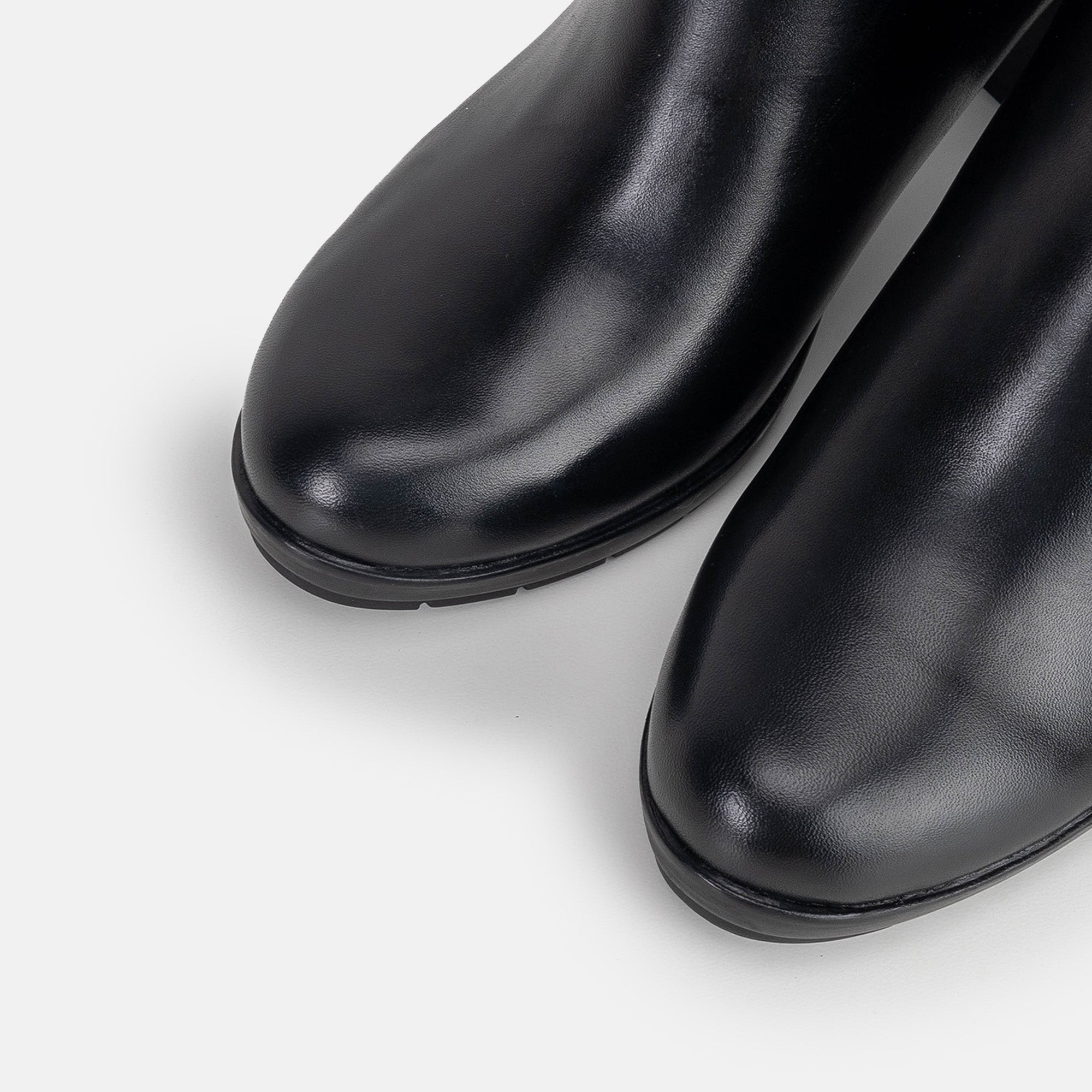 Volzak 1101 Black Leather Ankle Boot