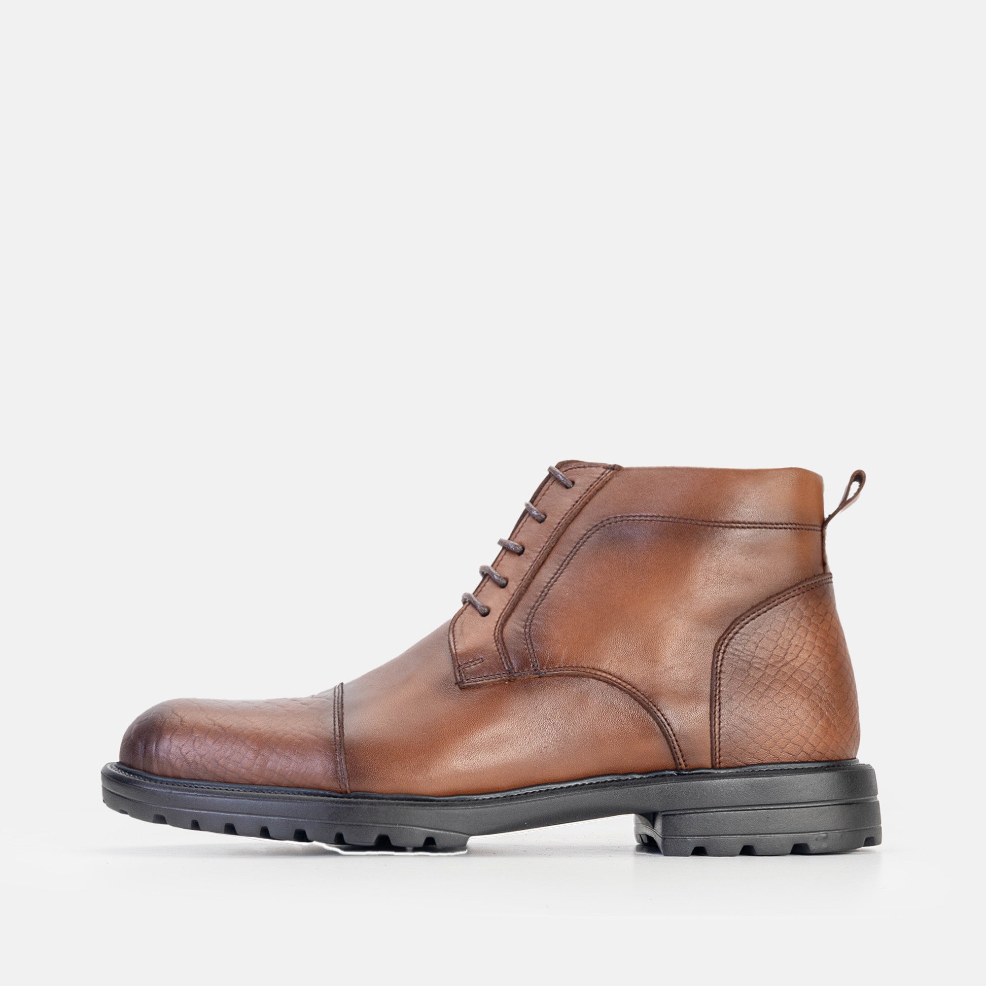 Volzak 5304 Vintage Brown Leather Ankle Boot