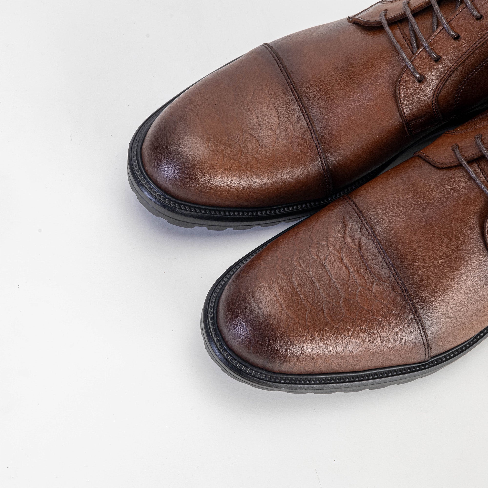 Volzak 5304 Vintage Brown Leather Ankle Boot