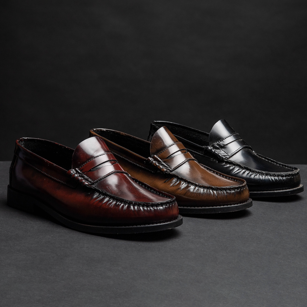 Volzak 315 Detachable Leather Penny Loafer Vintage Brown