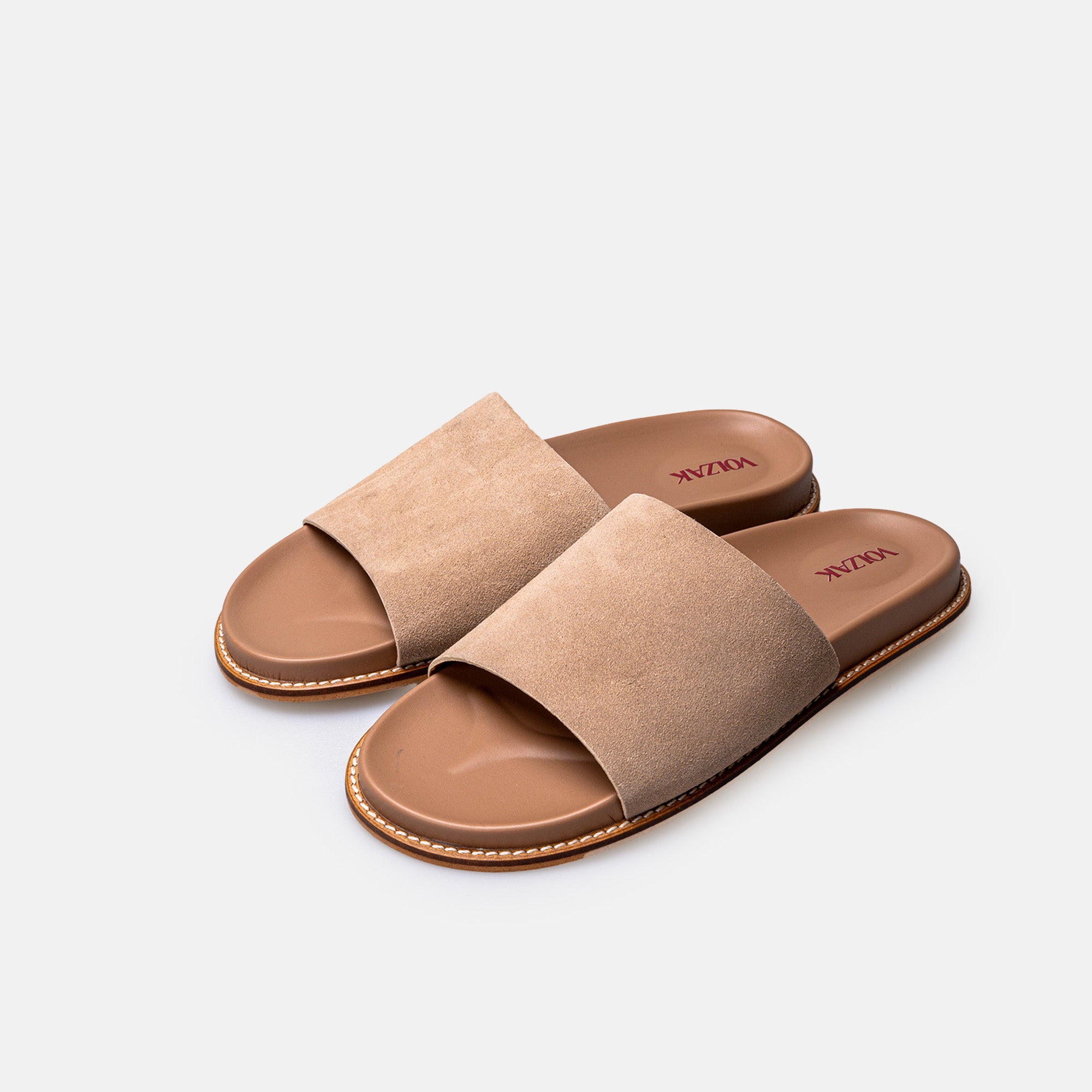 Volzak 521 Suede sandal Beige