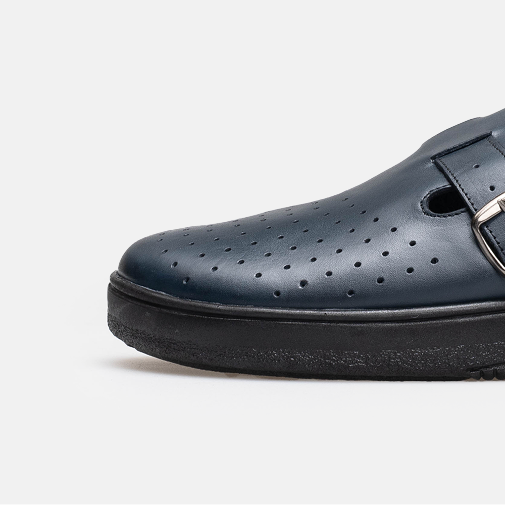 Volzak 5401 Sabot en cuir Bleu