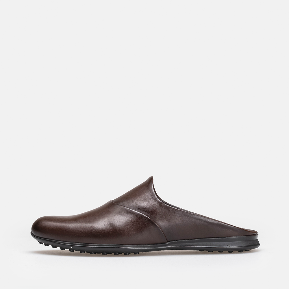 Volzak 5402 Brown Leather Mule
