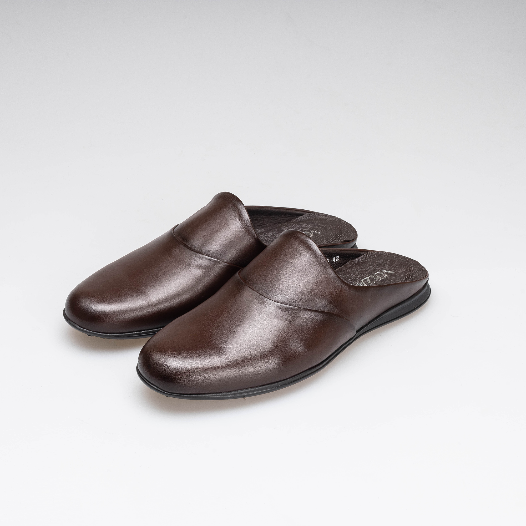 Volzak 5402 Brown Leather Mule