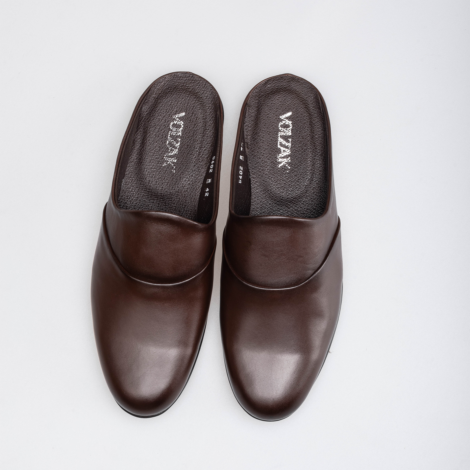 Volzak 5402 Brown Leather Mule