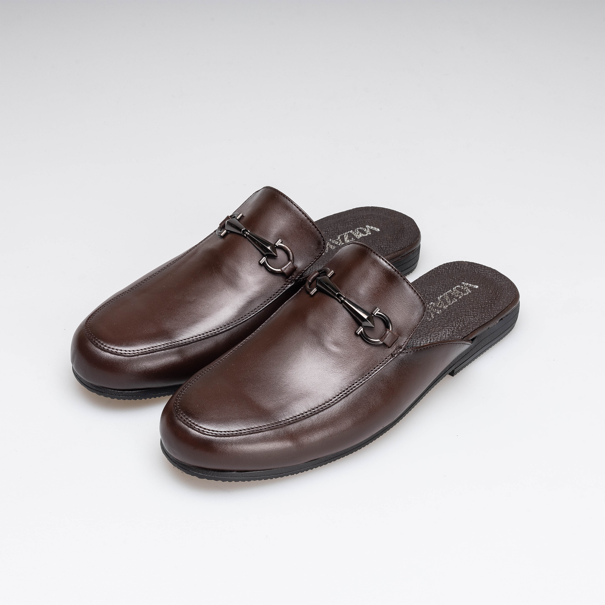 Volzak 5403 Brown Leather Mule