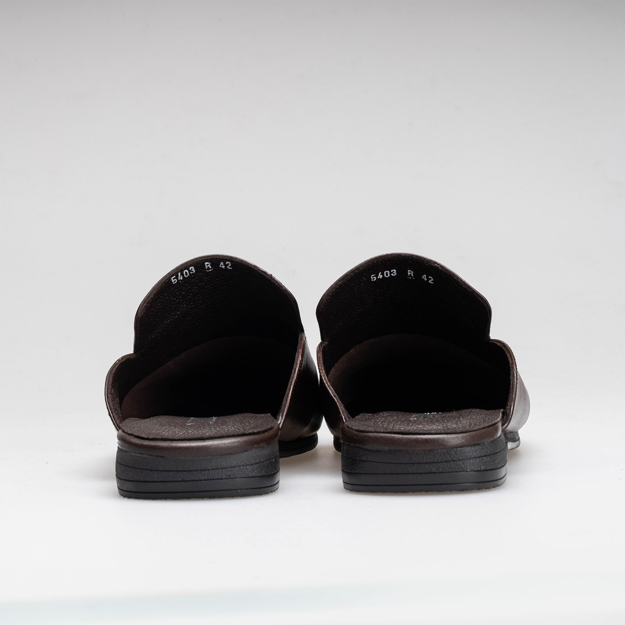 Volzak 5403 Brown Leather Mule