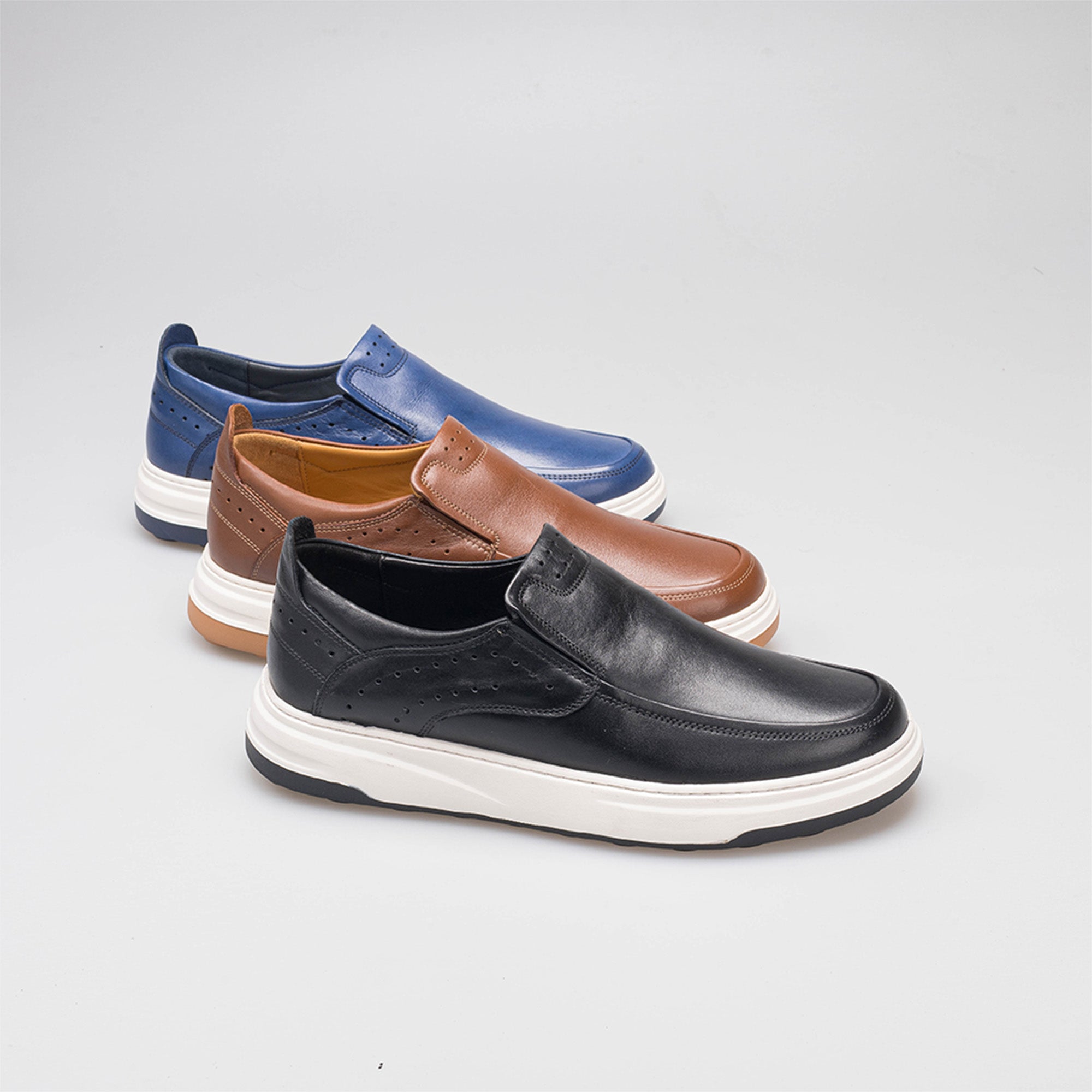 Volzak 3072 leather sneaker Black