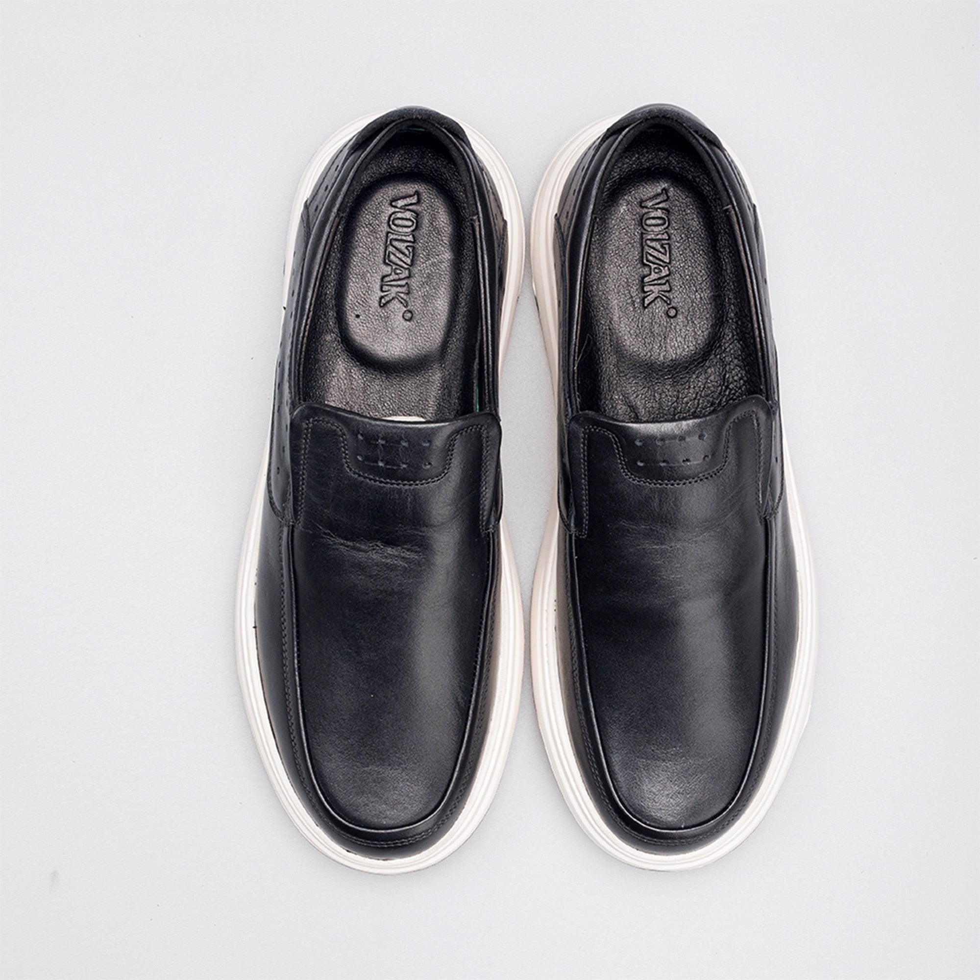 Volzak 3072 leather sneaker Black