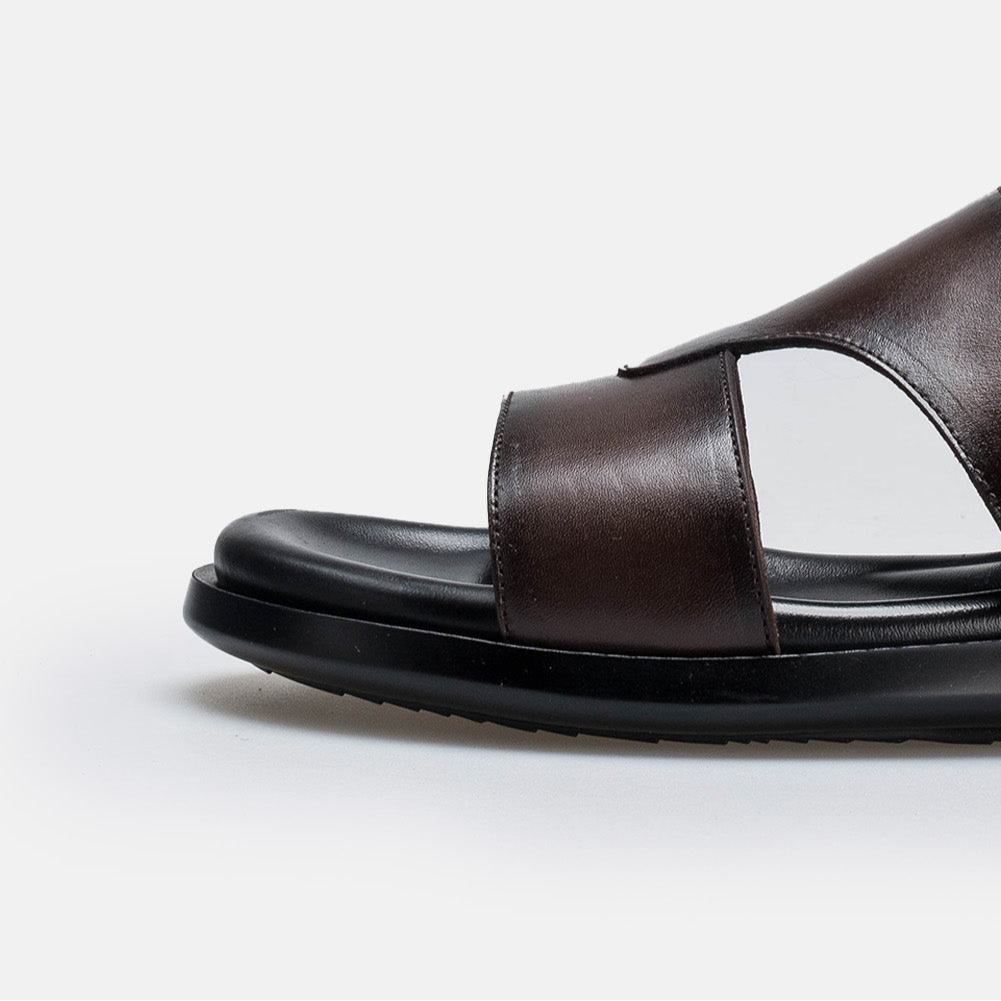 Volzak 5409 Brown Leather Sandal