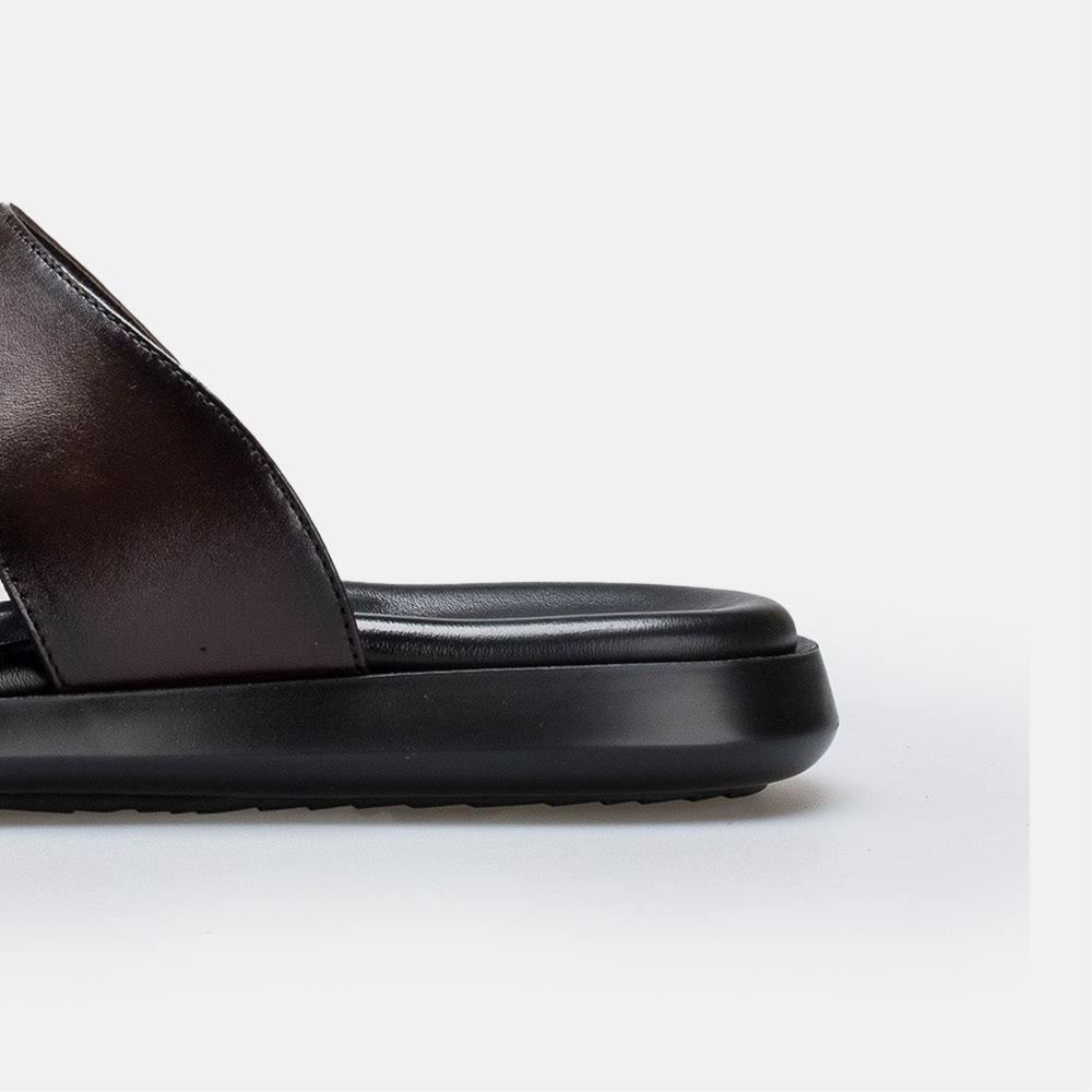 Volzak 5409 Brown Leather Sandal