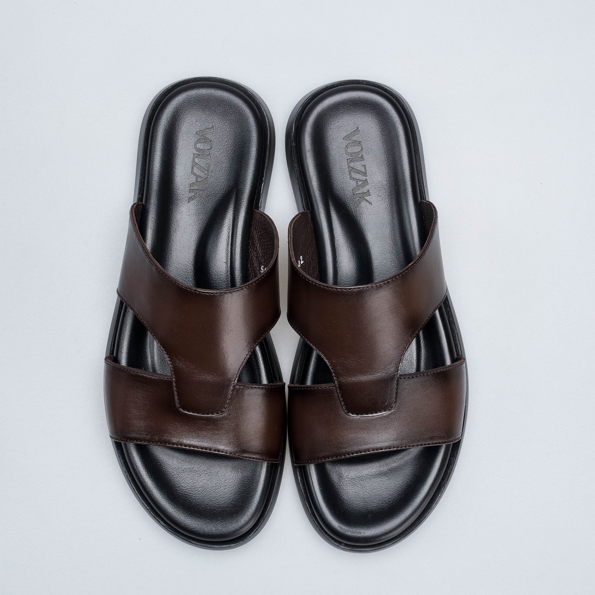Volzak 5409 Brown Leather Sandal