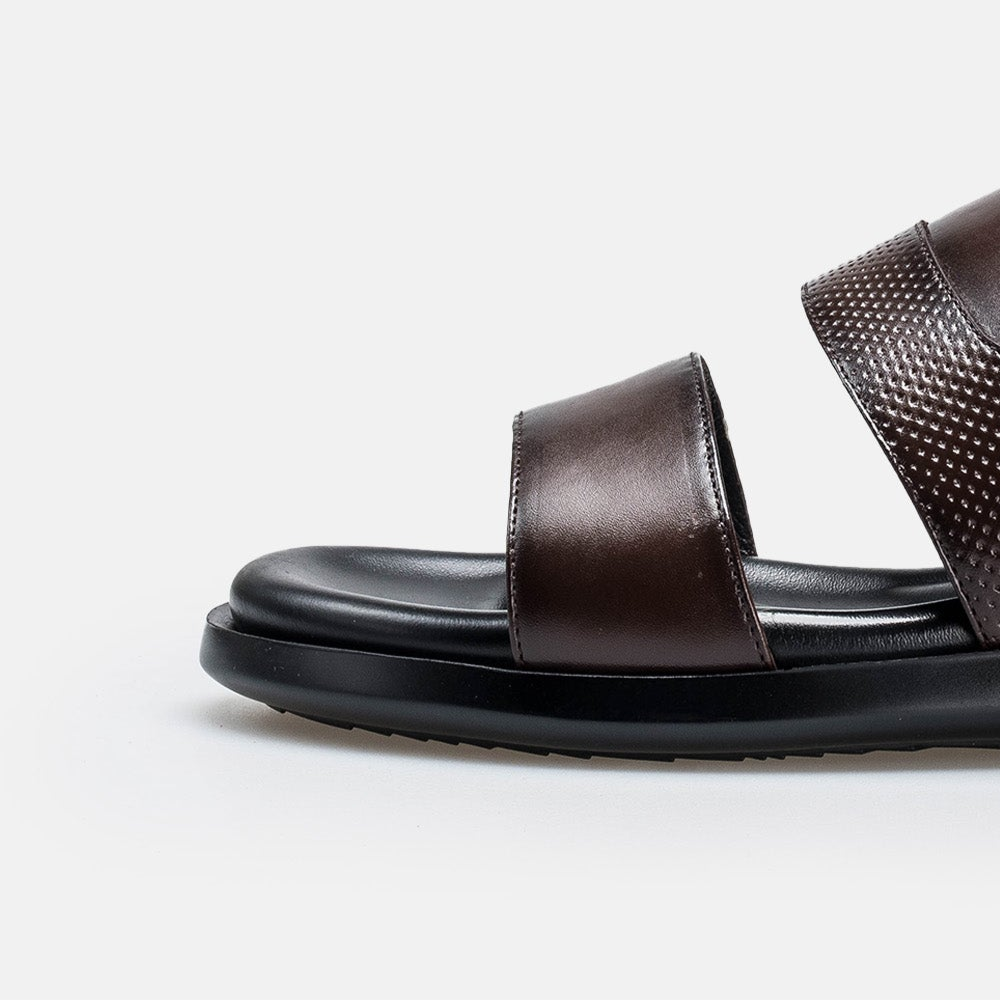 Volzak 5410 Brown Leather Sandal