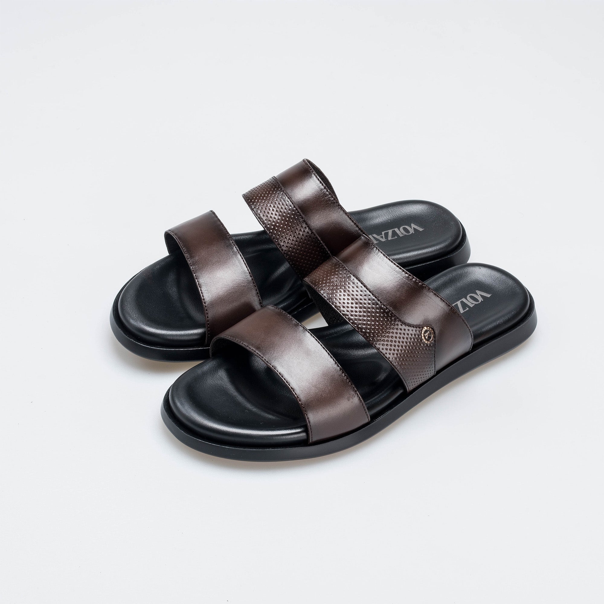 Volzak 5410 Brown Leather Sandal