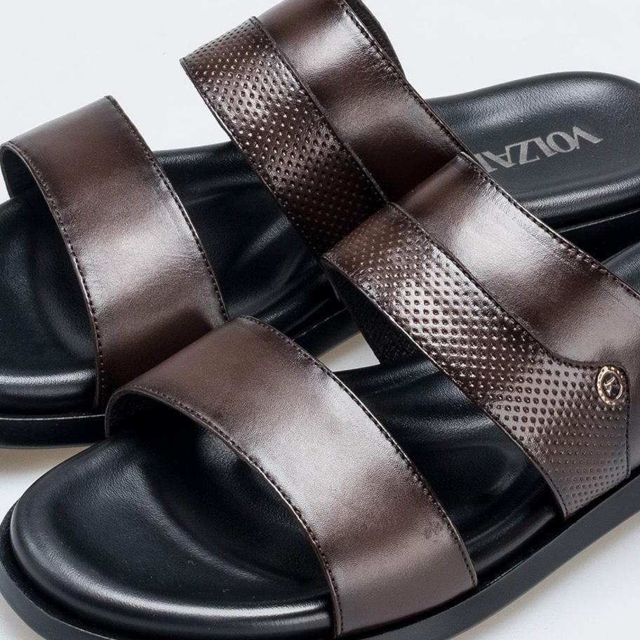 Volzak 5410 Brown Leather Sandal