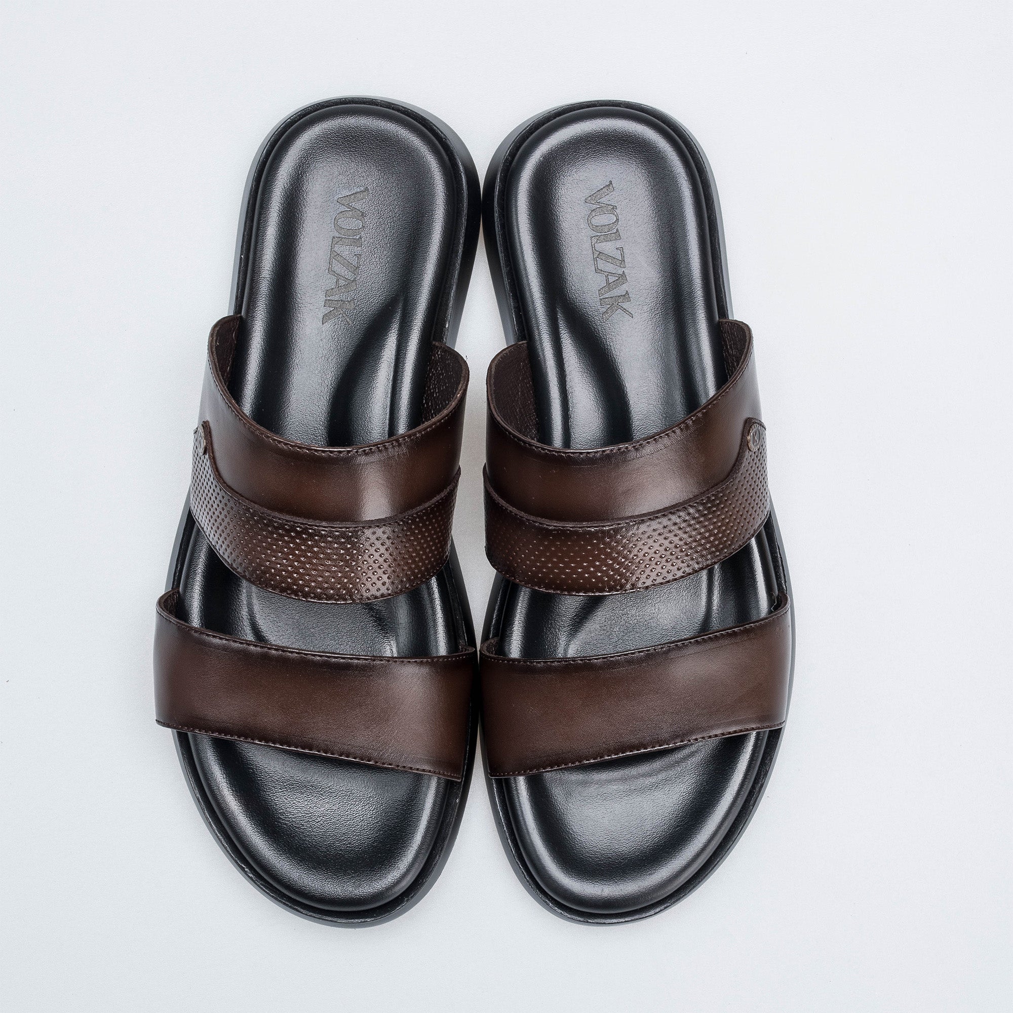 Volzak 5410 Brown Leather Sandal