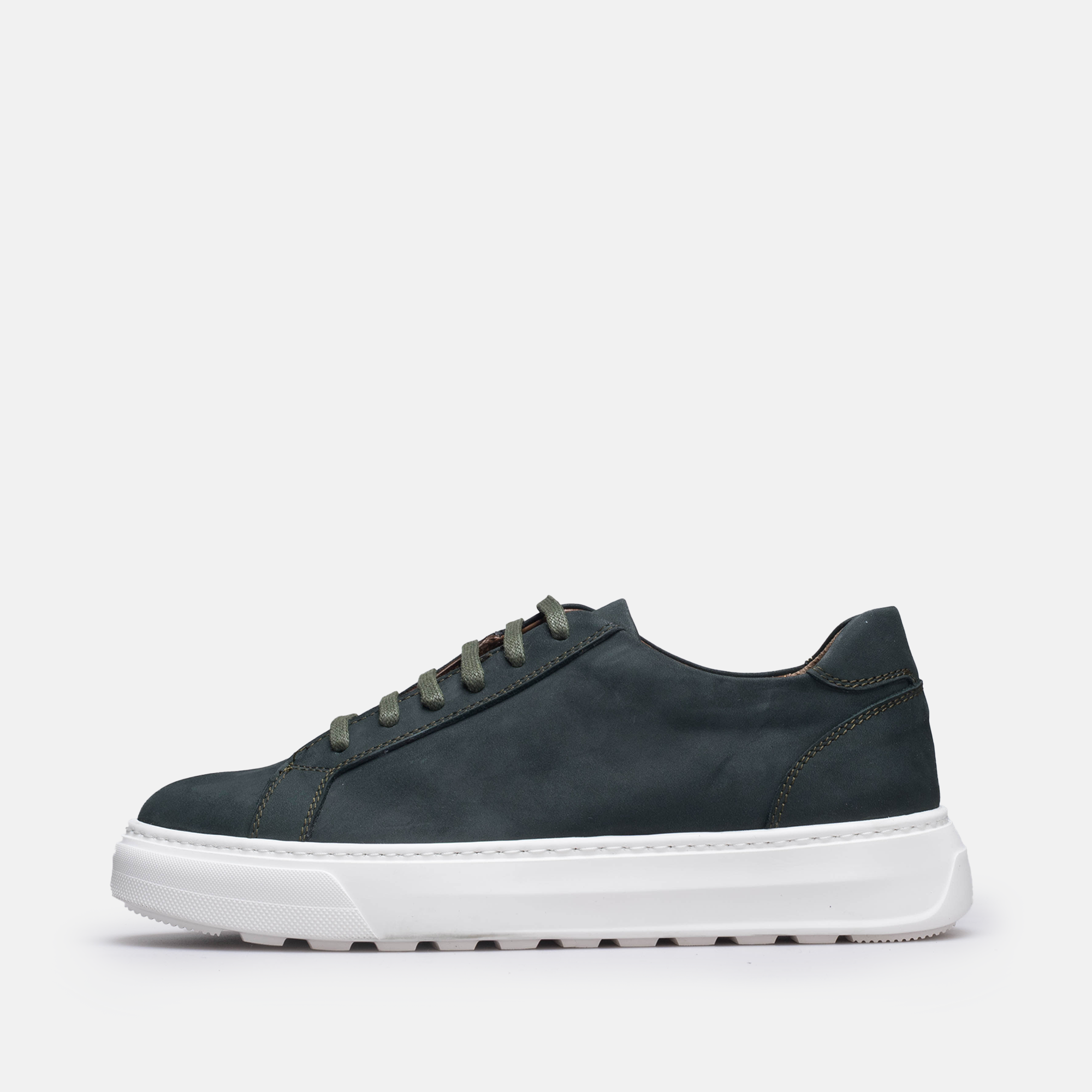 Volzak 6041 Nubuck Sneakers Dark Green
