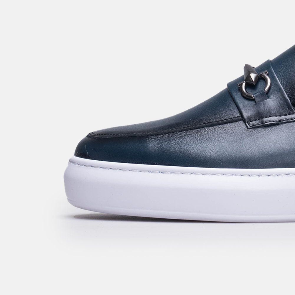 Volzak 5416 leather sneaker Blue