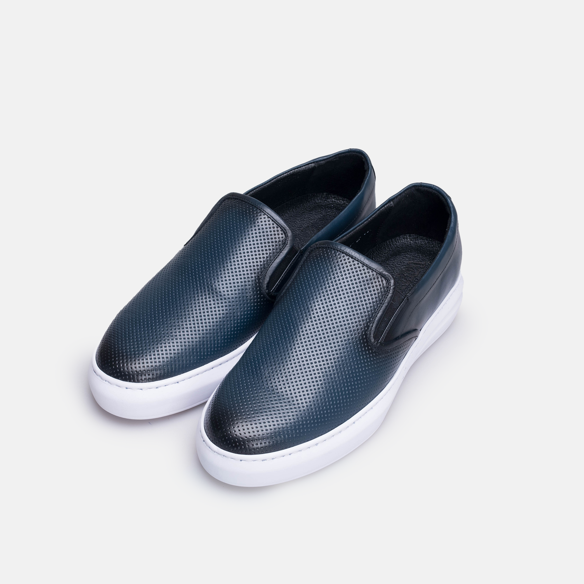 Volzak 5417 leather sneaker Blue