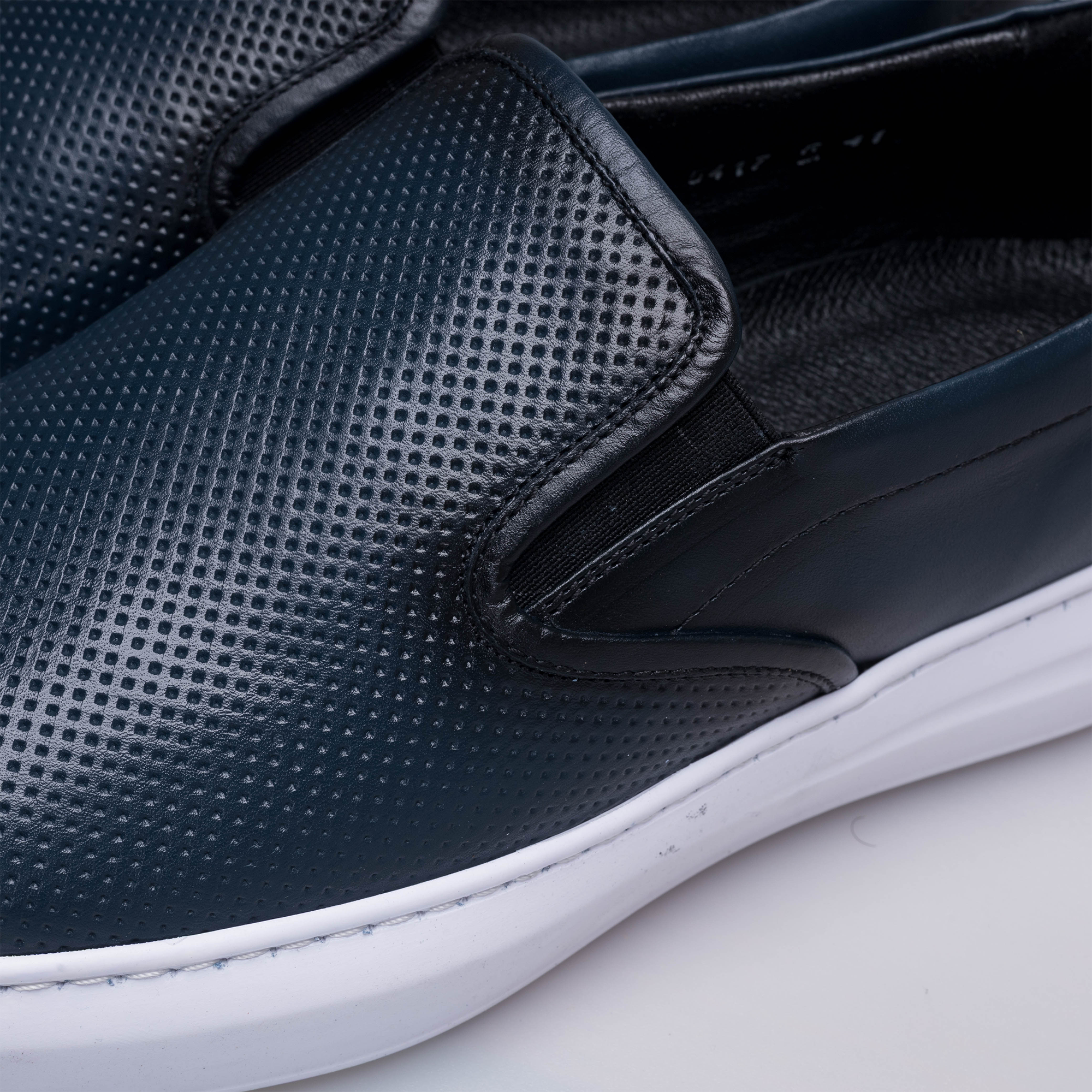 Volzak 5417 leather sneaker Blue