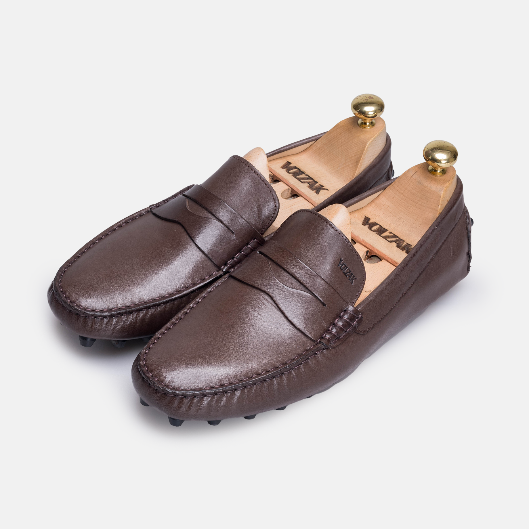 Volzak 2000 Brown Leather Moccasin