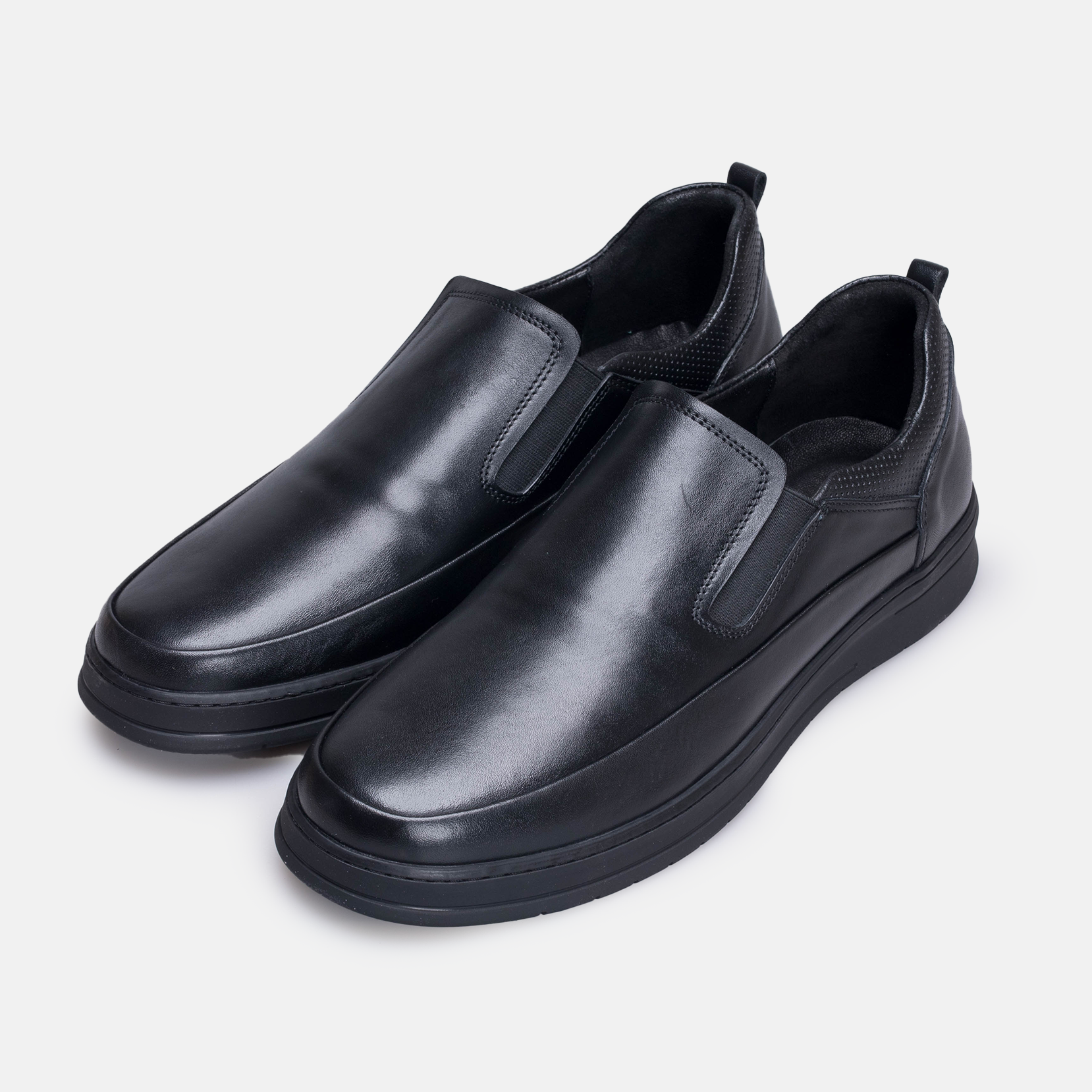 Volzak 312 Black Leather Shoe