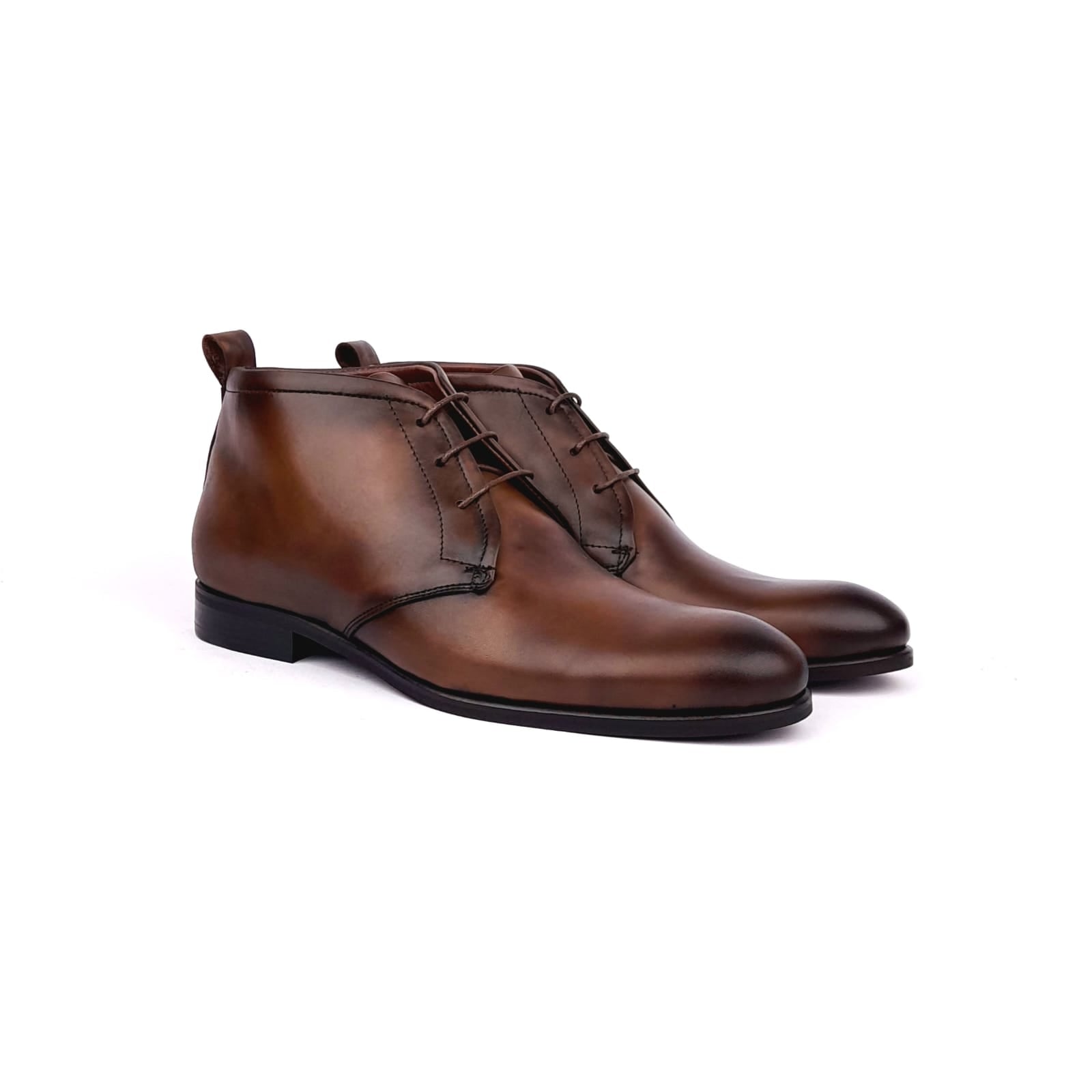 Volzak 5104 Vintage Brown Leather Ankle Boot