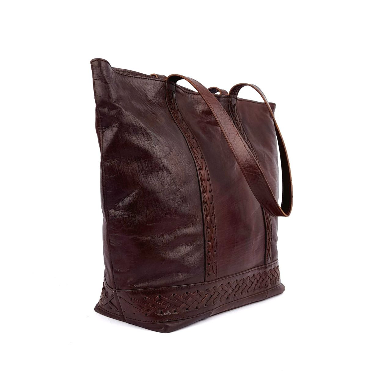 A61 Brown traditional Leather Women's Bag