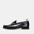 Volzak 315 Black Detachable Leather Penny Loafer
