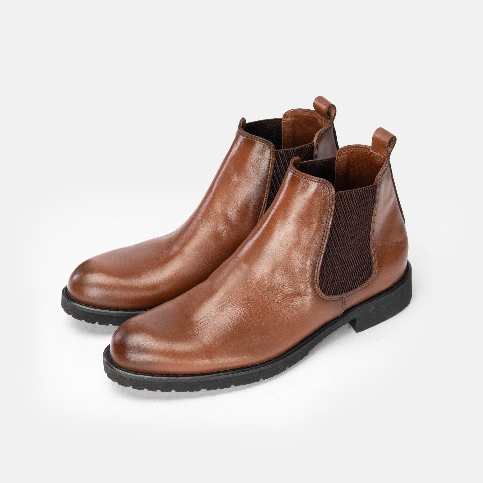Volzak 5151 Camel Leather Ankle Boot