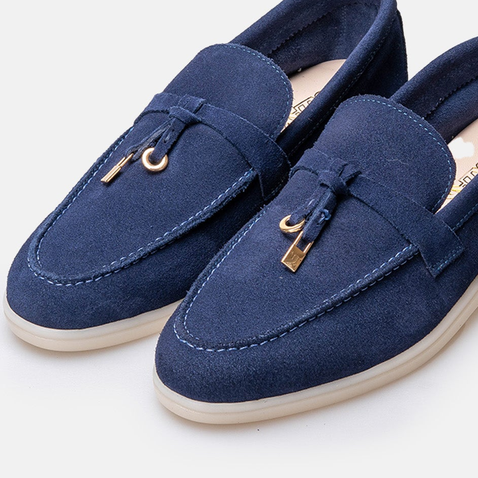 Volzak 32 Navy Blue Suede Shoe