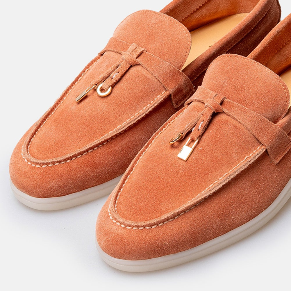 Volzak 32 Coral Red Suede Shoe