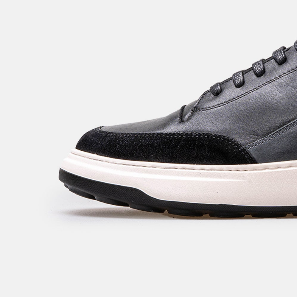 Volzak 6056 Black leather sneaker