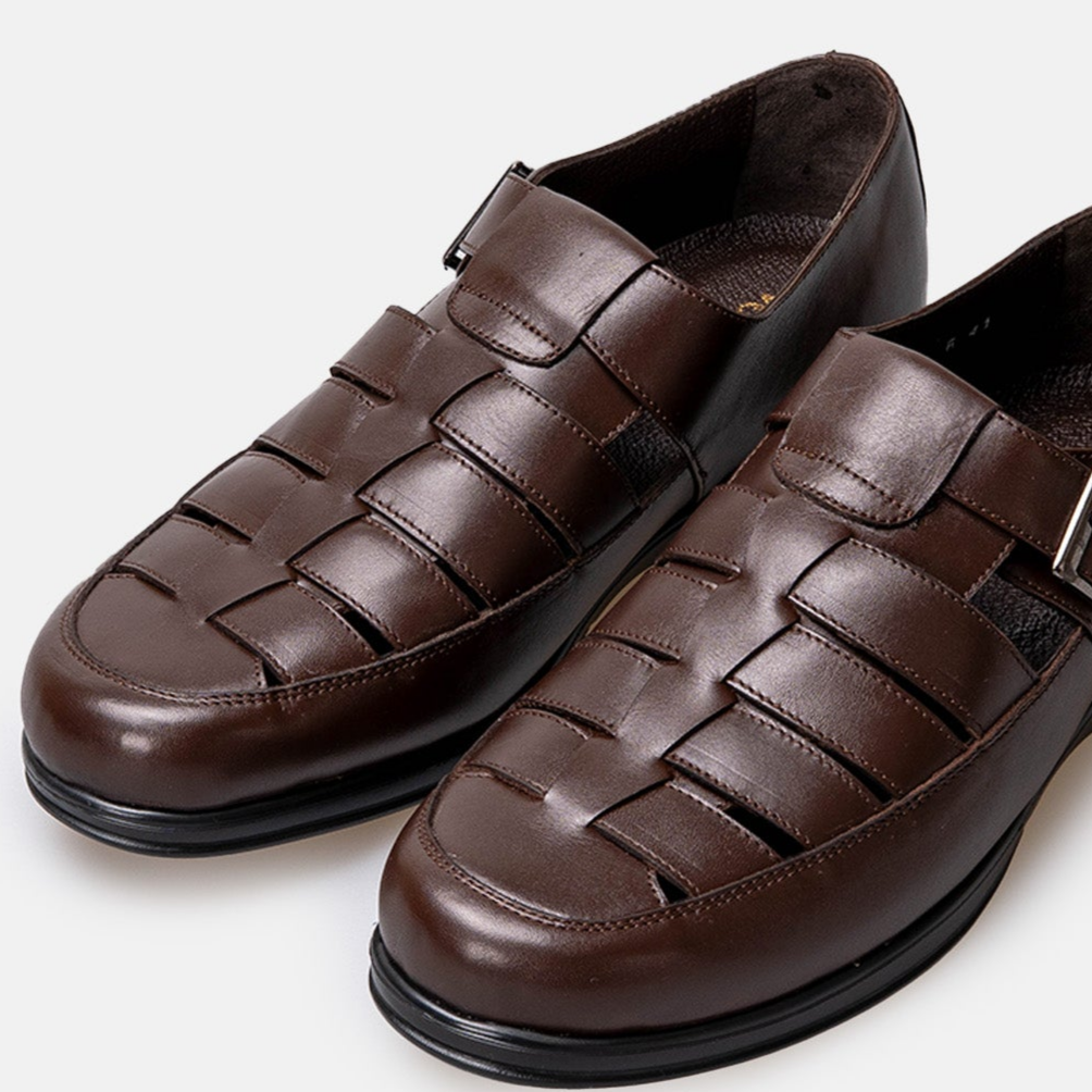 Volzak 5422 Sandale en cuir Marron