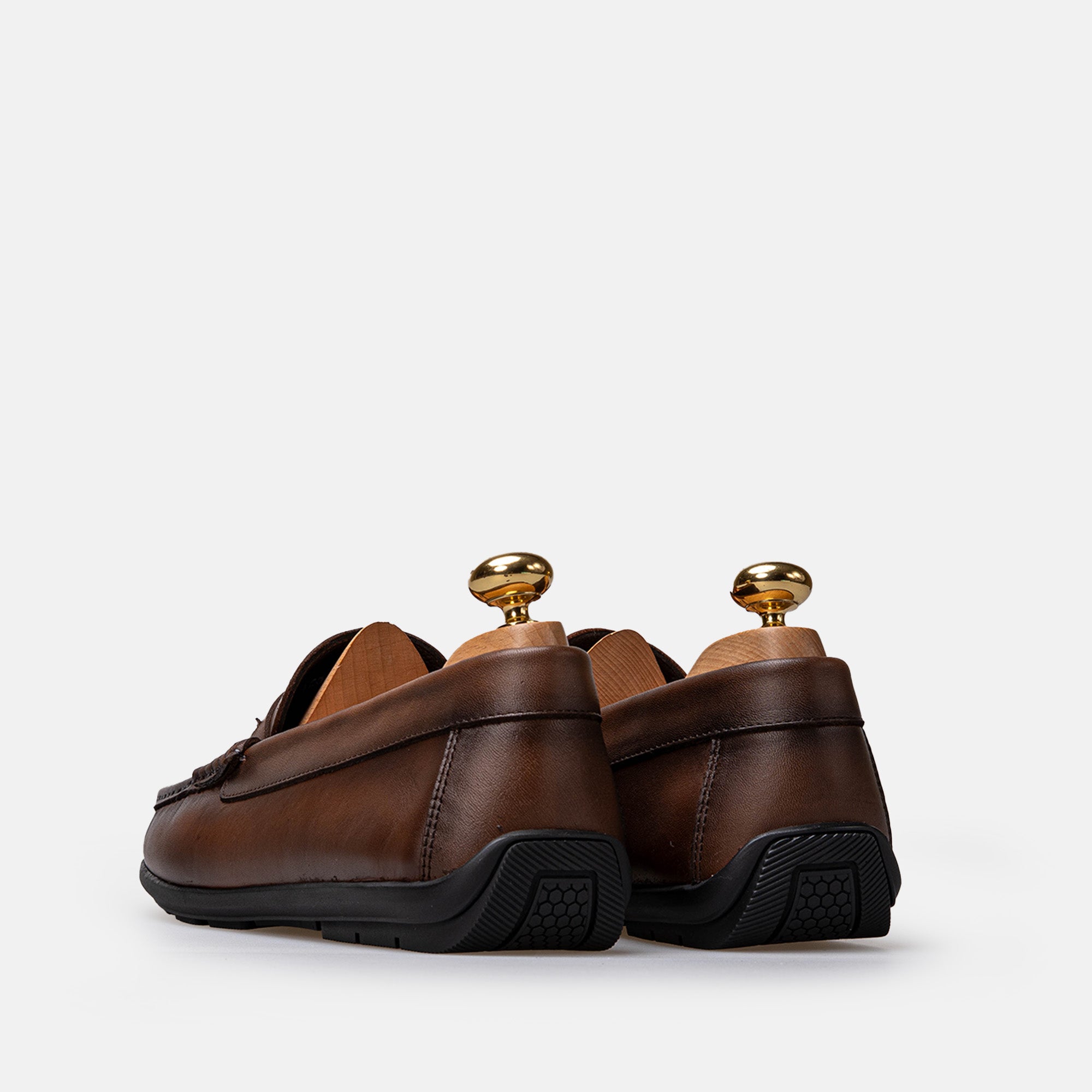 Volzak 5420 Vintage Brown Leather Moccasin