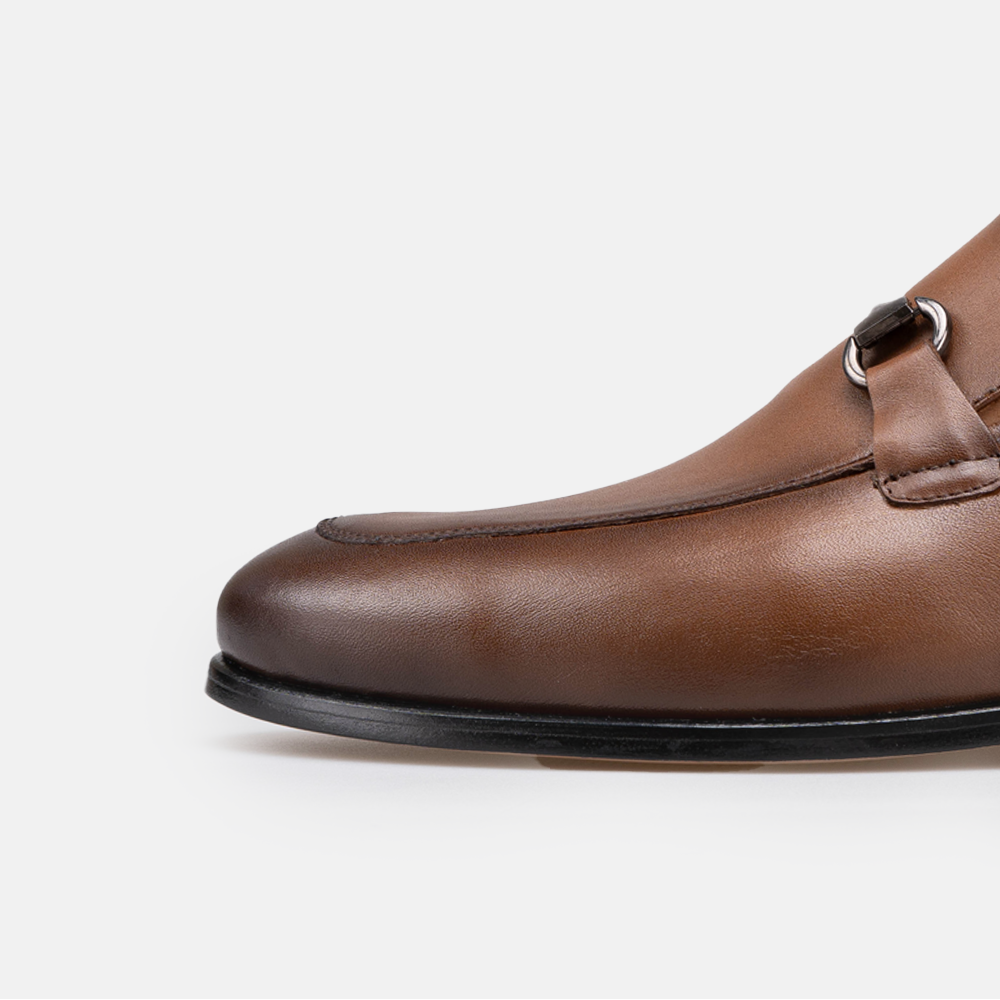 Volzak 5434 chaussure en cuir Marron Vintage