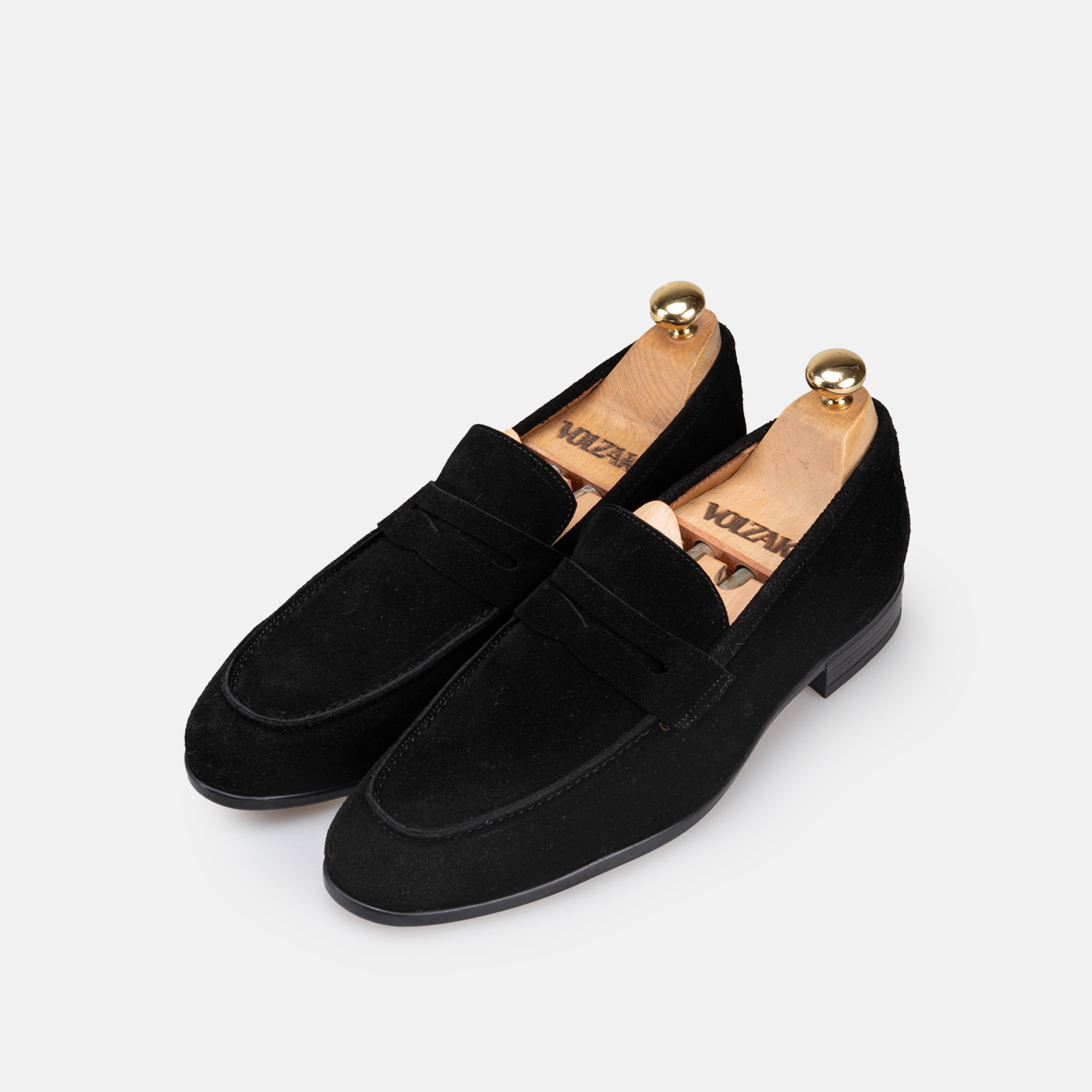 Volzak 5209 black suede shoe