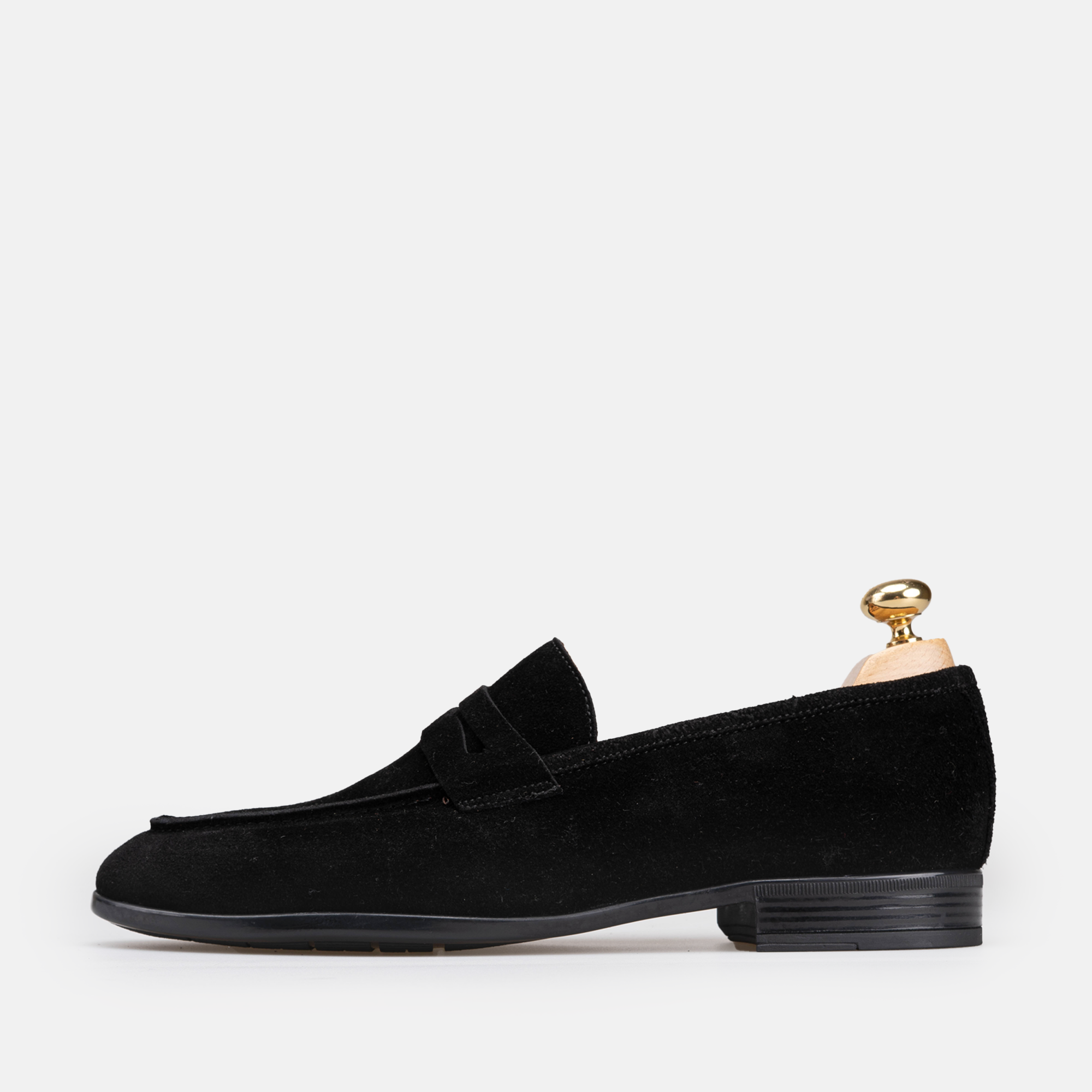 Volzak 5209 black suede shoe