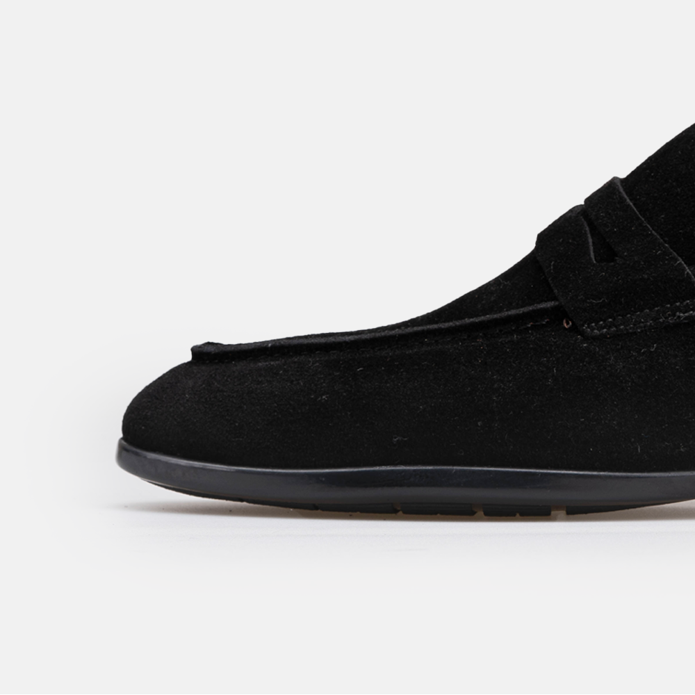 Volzak 5209 black suede shoe