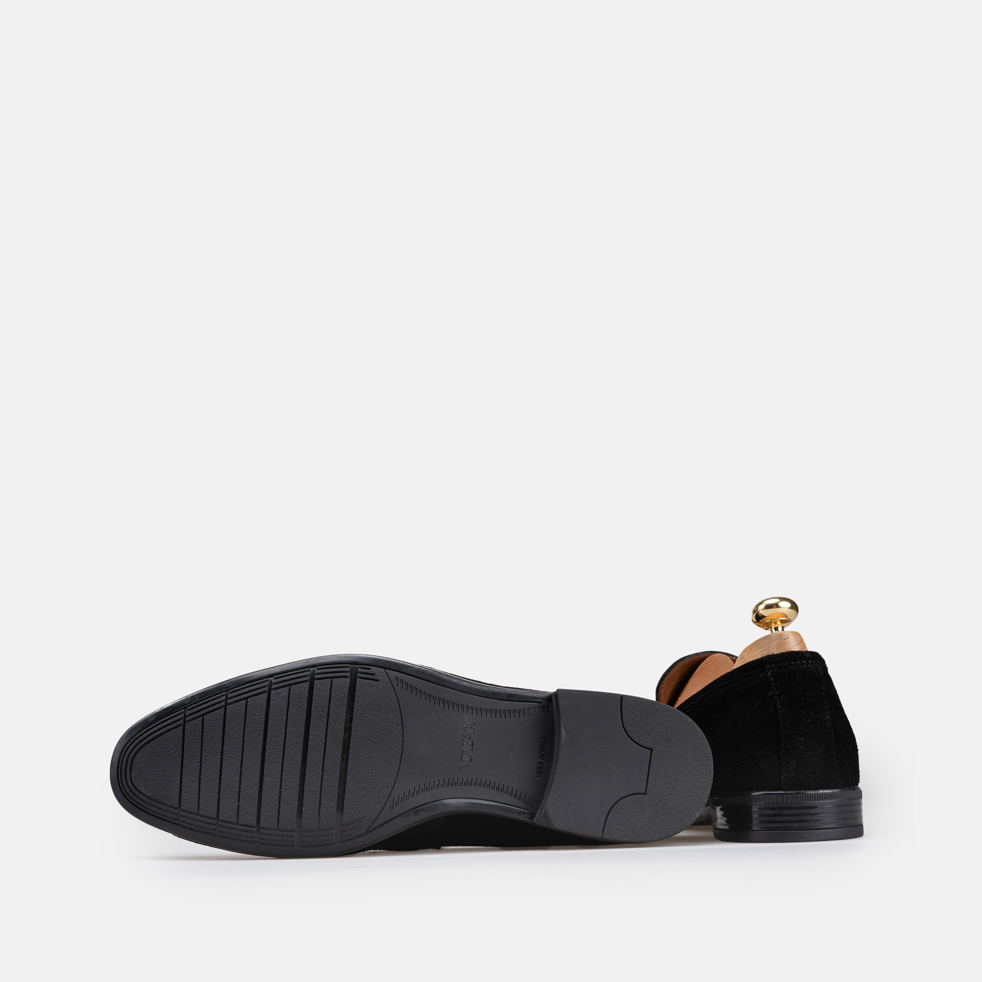 Volzak 5209 black suede shoe
