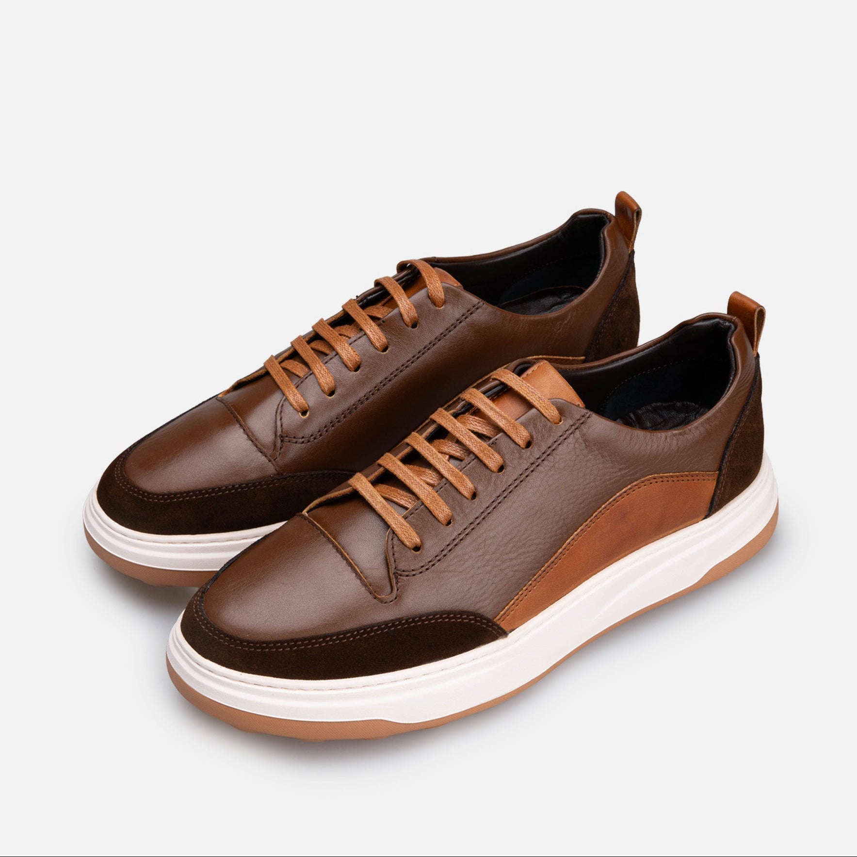 Volzak 6056 Brown leather sneaker