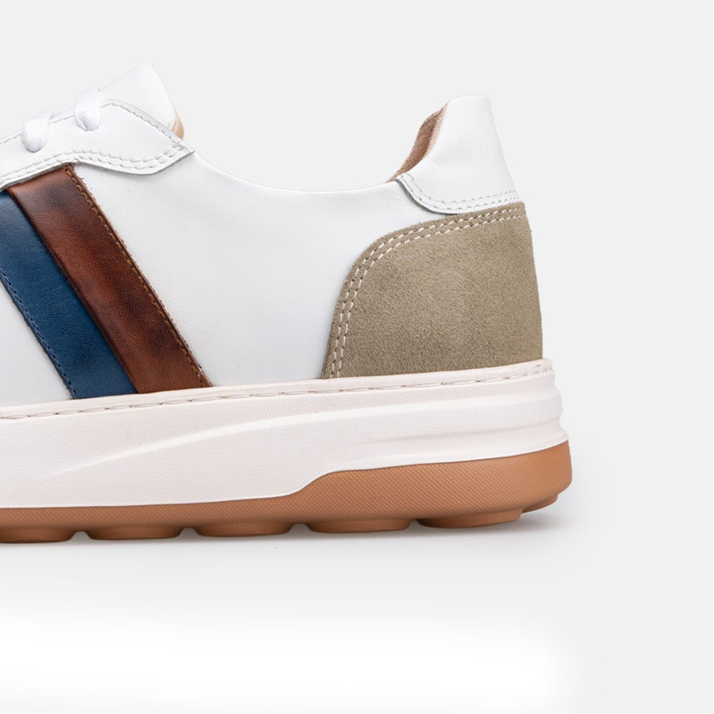 Volzak 7000 basket en cuir Blanc