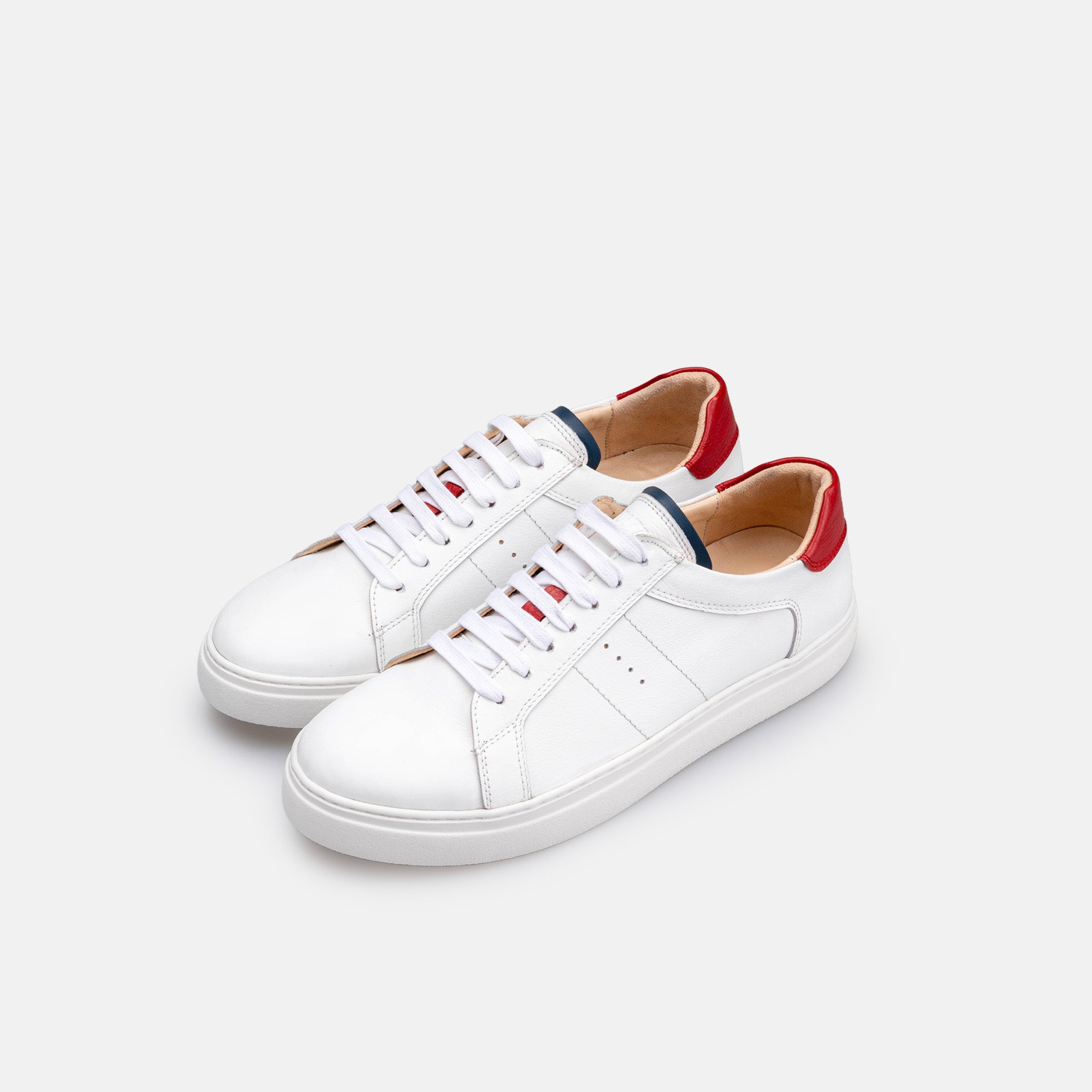 Volzak 7011 basket en cuir Blanc