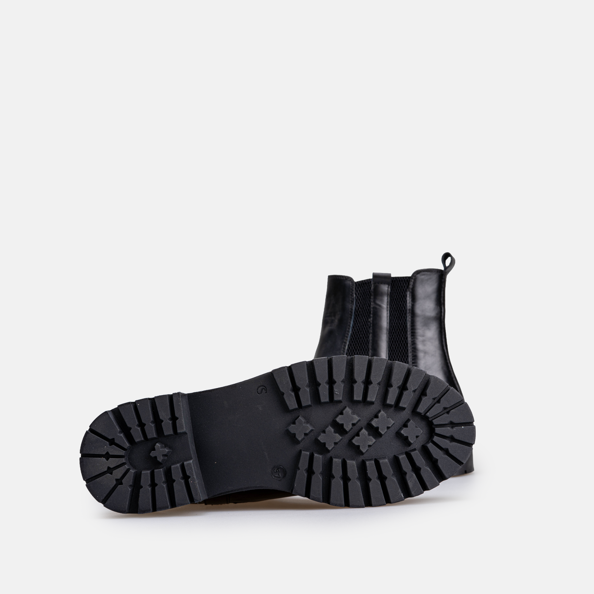 Volzak 2094 Bottine en cuir Noir