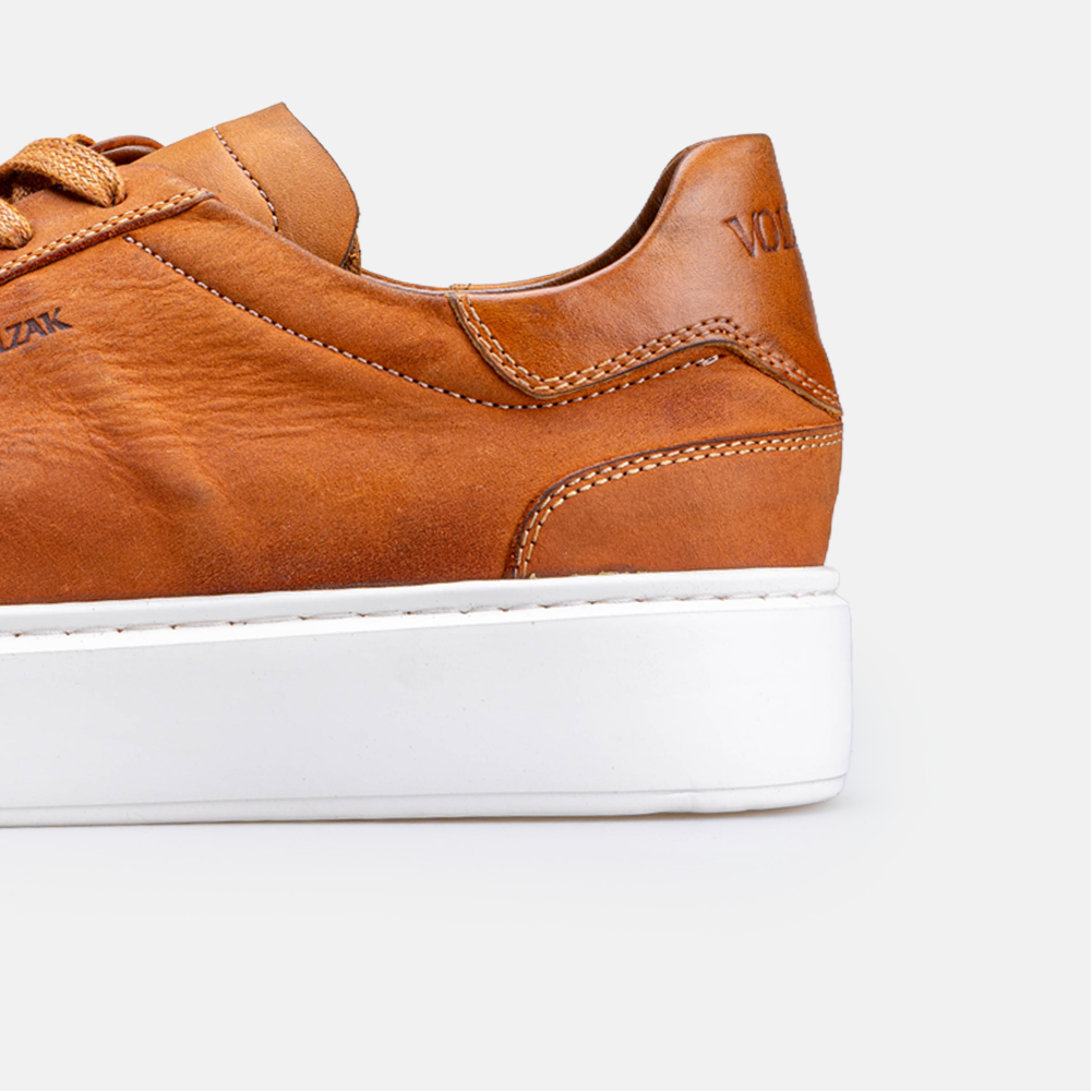 Volzak 7008 Basket en nubuck Camel