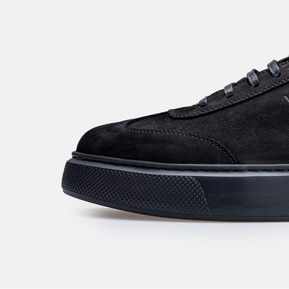 Volzak 7008 Basket en nubuck Noir