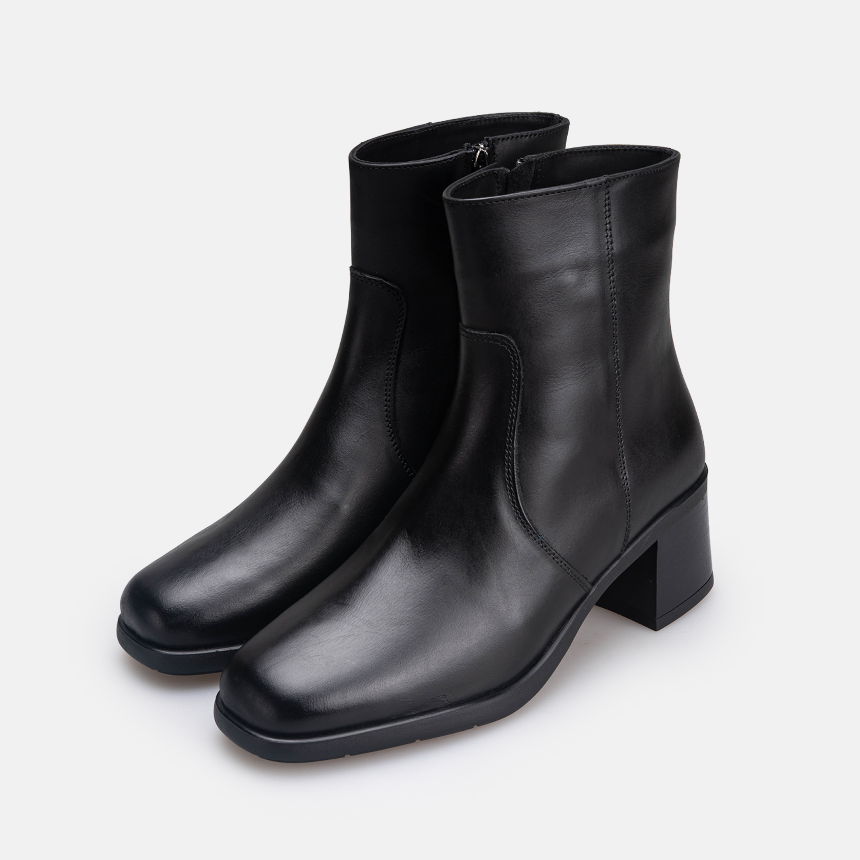 Volzak 4021 Bottine en cuir Noir