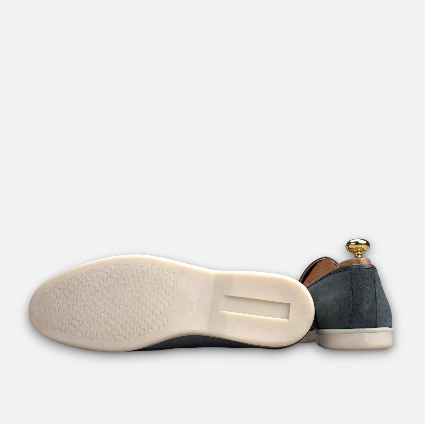 Volzak 5607 Mocassin en daim Gris
