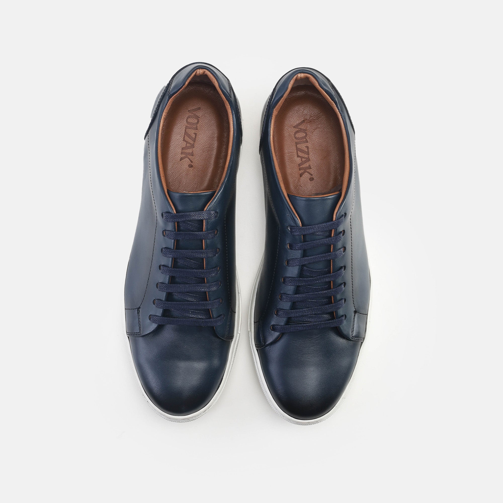 Volzak 5334 leather sneaker Blue