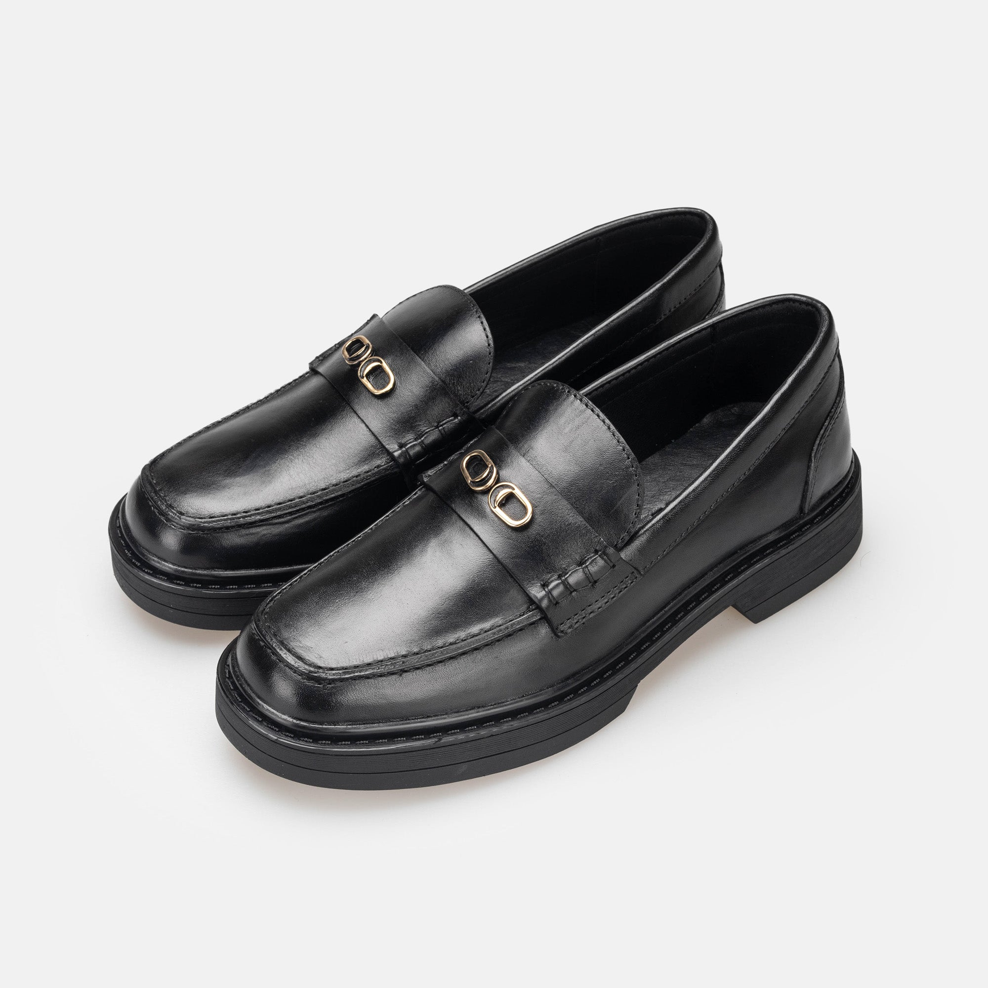 Volzak 2275 Black Leather Shoe